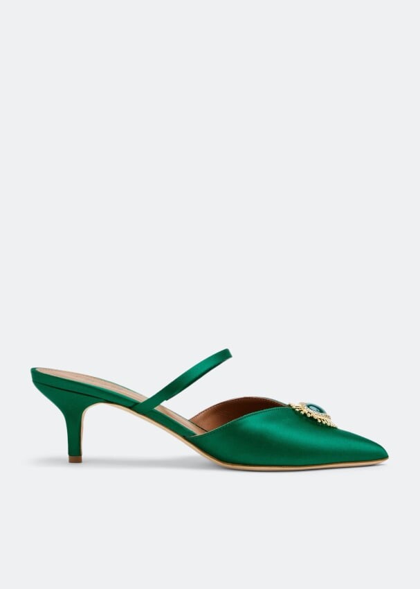 

Мюли MALONE SOULIERS Marla 45 mules, зеленый