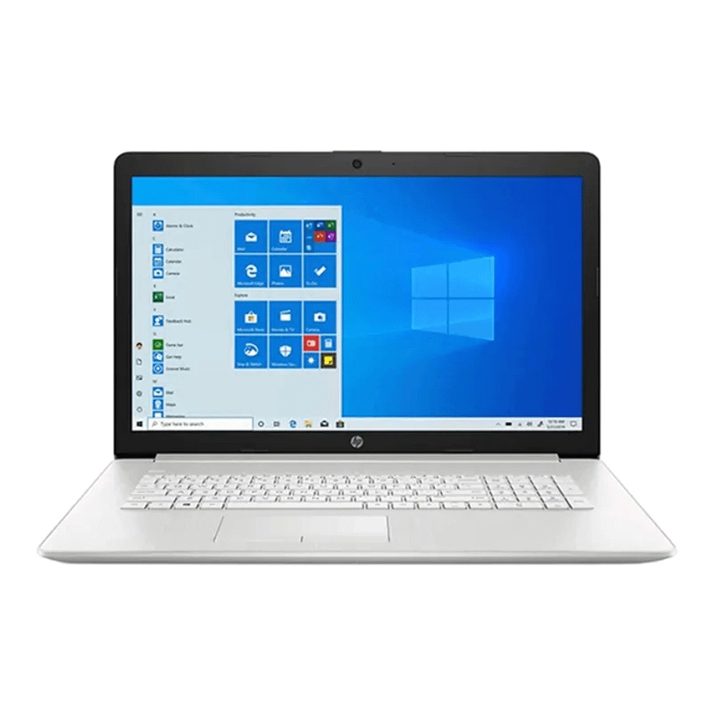 Ноутбук HP 17-by4022wm 17.3" FullHD 8ГБ/256ГБ, серебряный, английская клавиатура - фото