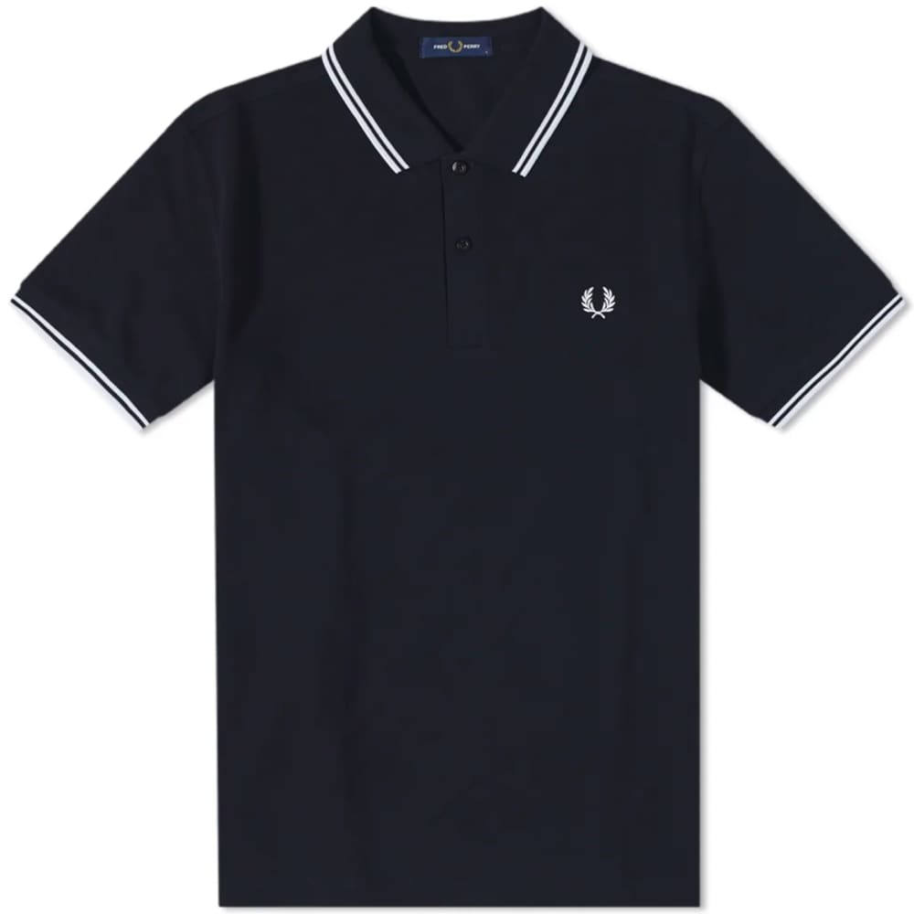 Футболка Fred Perry Slim Fit Twin Tipped Polo кроссовки b721 leather fred perry цвет white 2