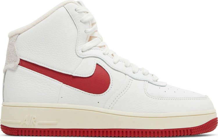 Air force 1 white gym red hotsell