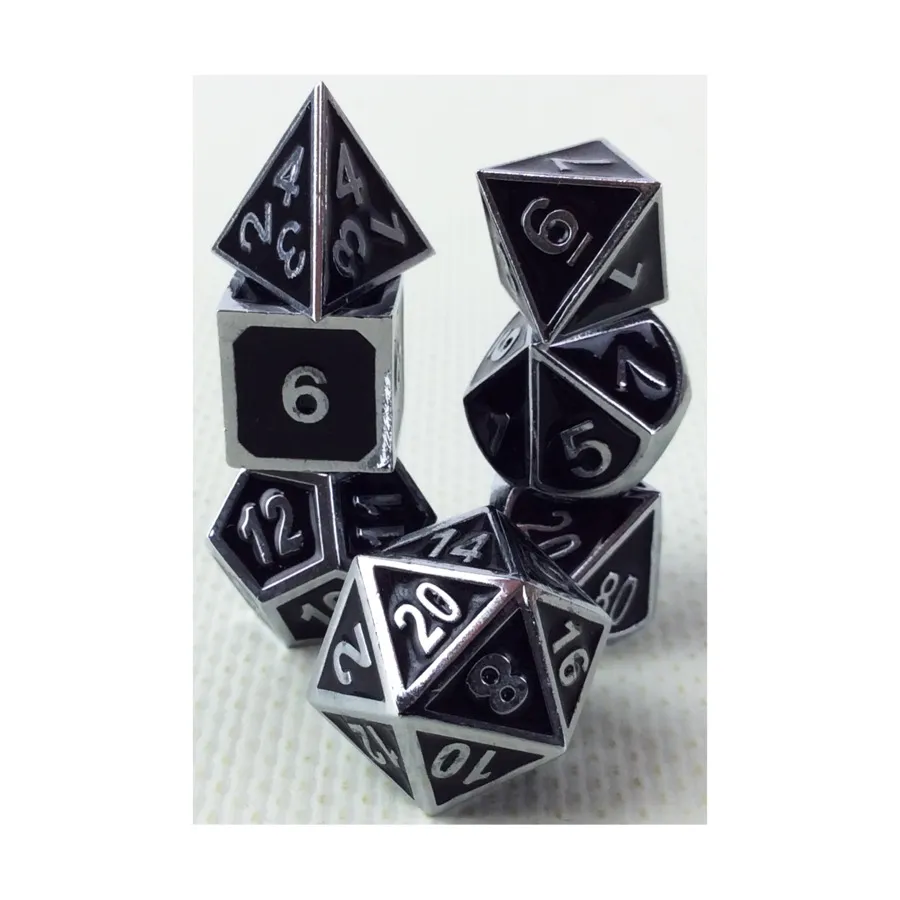 

Полиметаллический комплект с черным (7), Role Playing Games & Accessories (Unidentifiable Publisher)