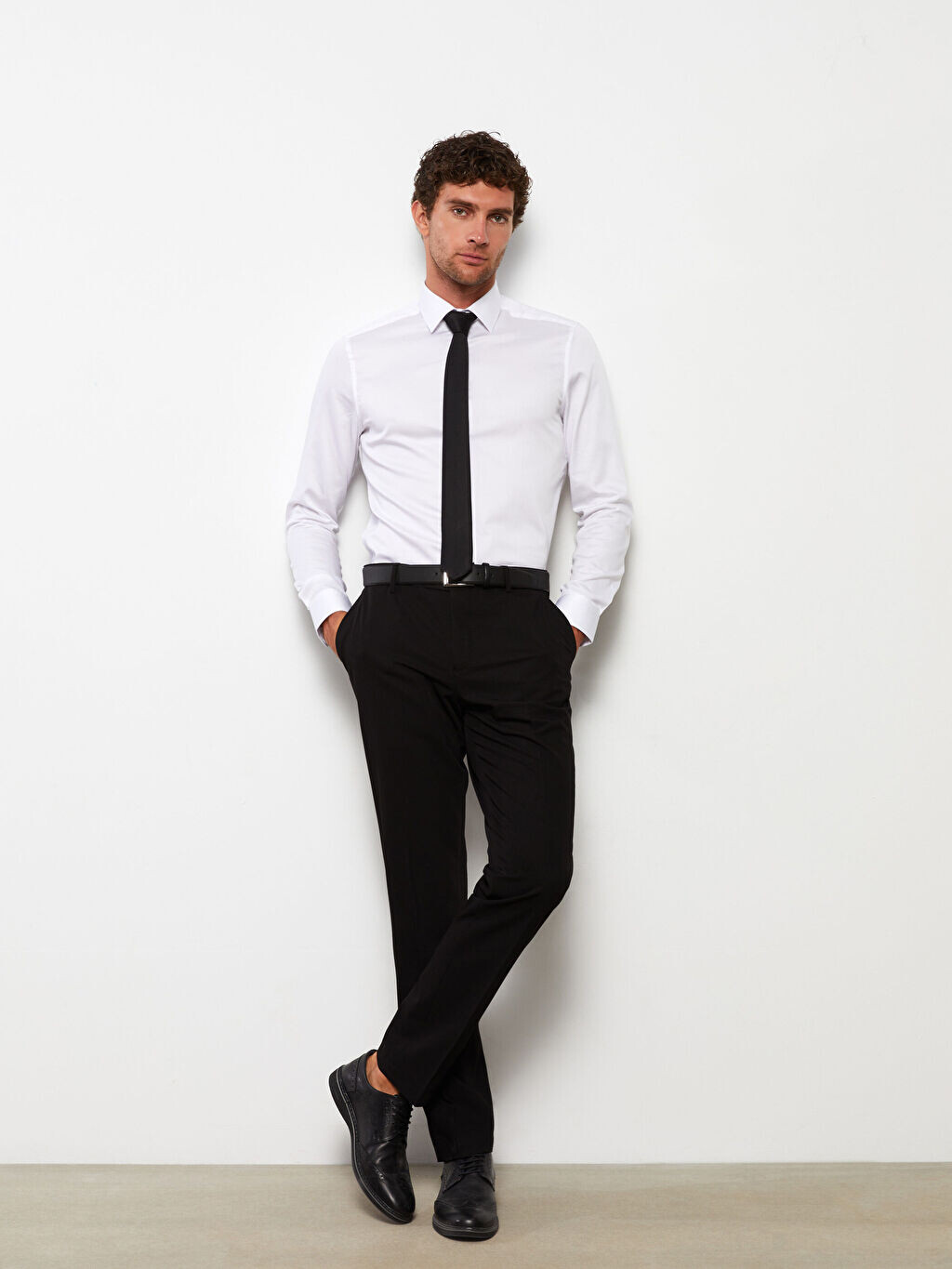 

Мужские брюки Slim Fit LCWAIKIKI Formal, Черный