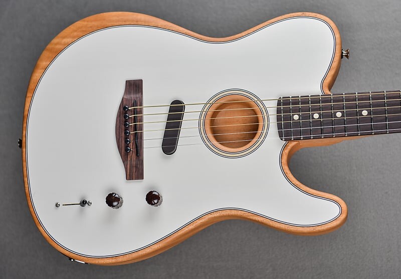 

Acoustasonic Player Telecaster - арктический белый Fender