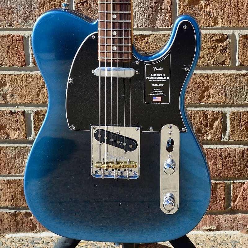 

Fender American Professional II Telecaster, накладка на гриф из палисандра, Dark Night American Professional II Telecaster, Rosewood Fingerboard, D...