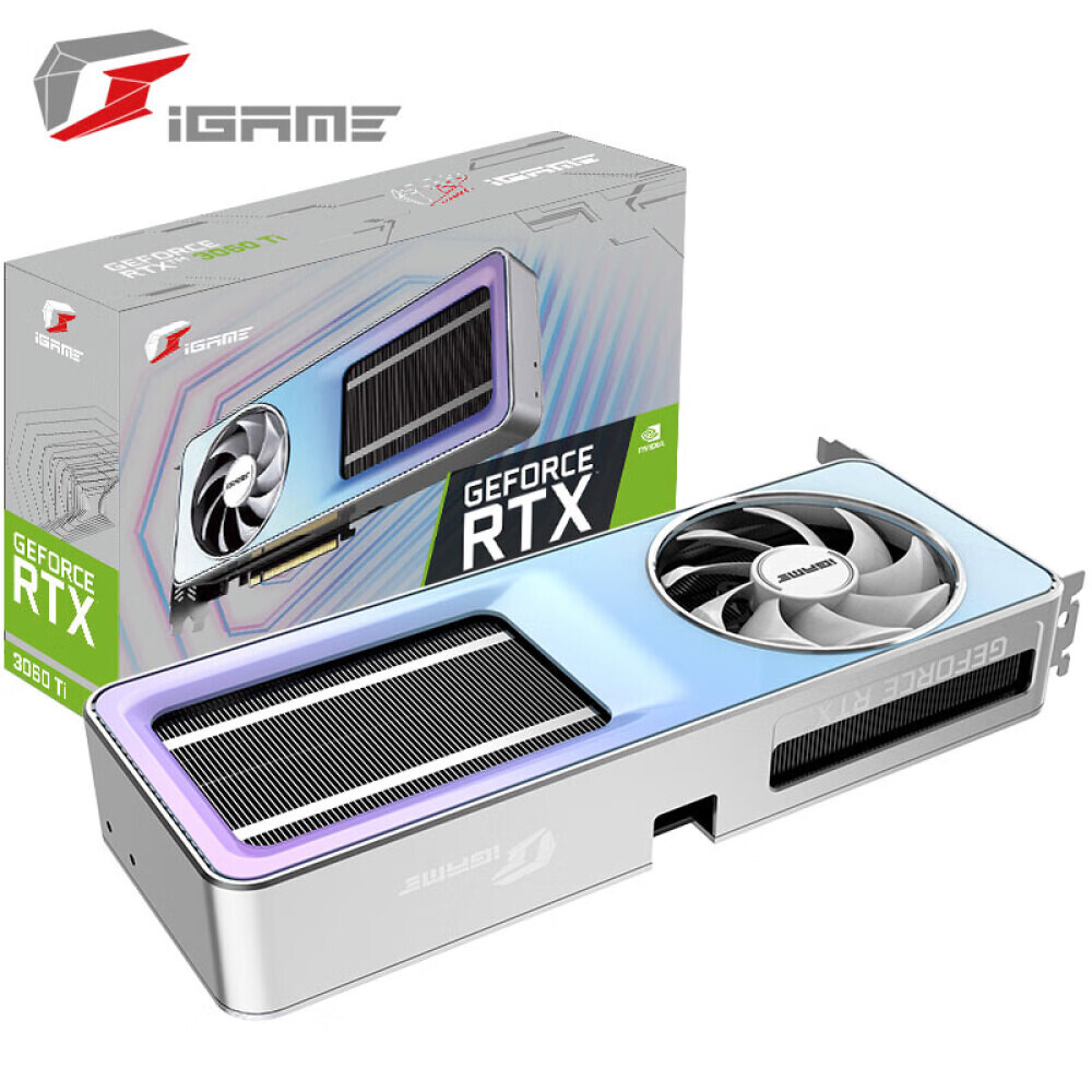 

Видеокарта Colorful iGame GeForce RTX 3060 Ti Ultra W OC LHR-V 8GB