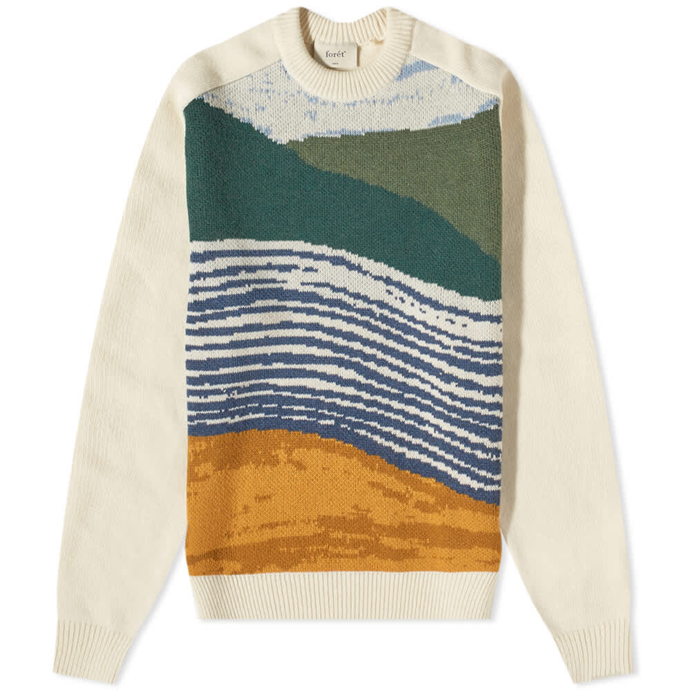 

Джемпер Foret River Jacquard Crew Knit, Серый