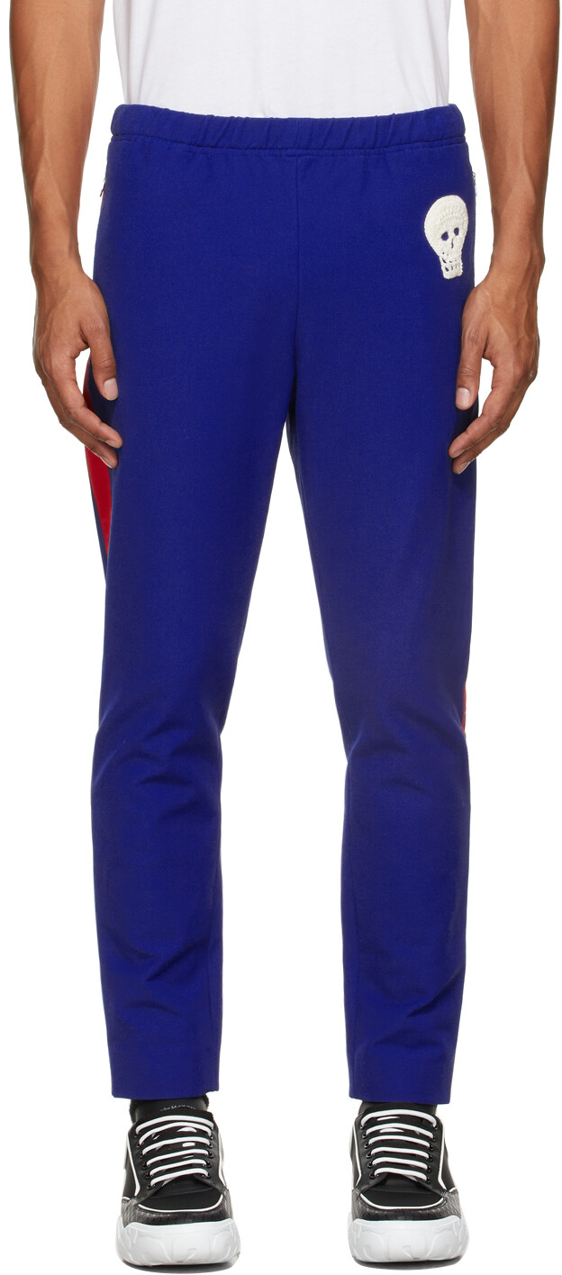 

Сине-красные кавалерийские брюки Twill Techno Alexander McQueen