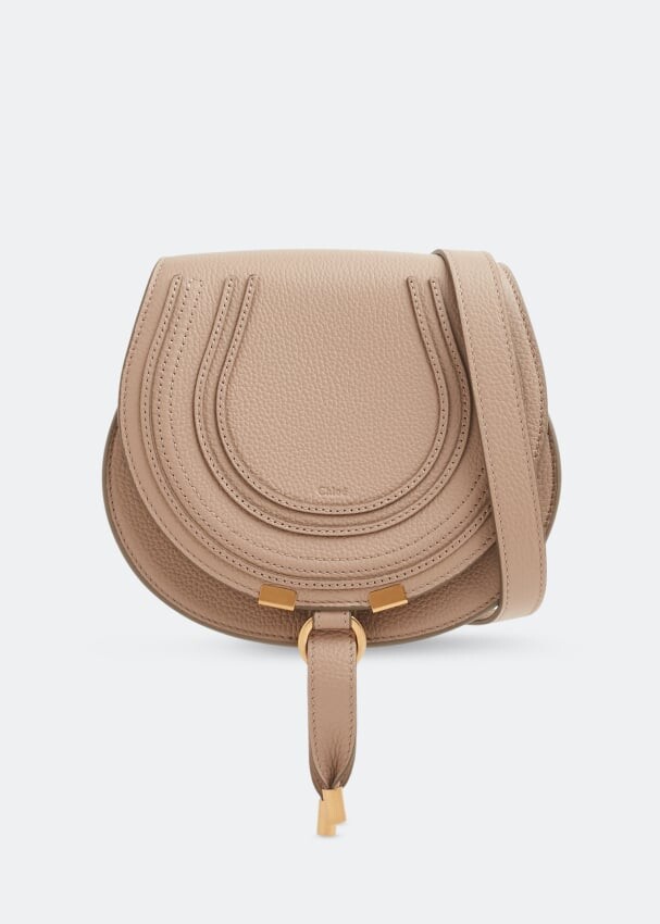 

Сумка кросс-боди CHLOÉ Marcie small saddle bag, бежевый