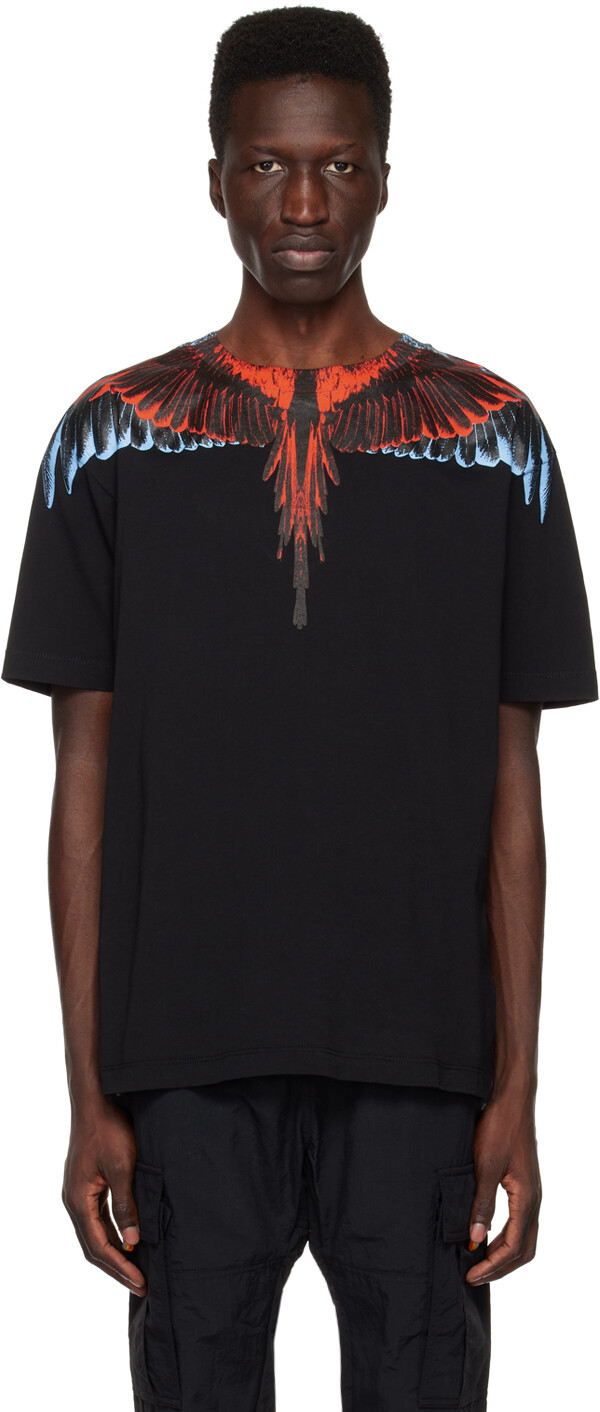 

Черная футболка Icon Wings Marcelo Burlon County of Milan, Черный