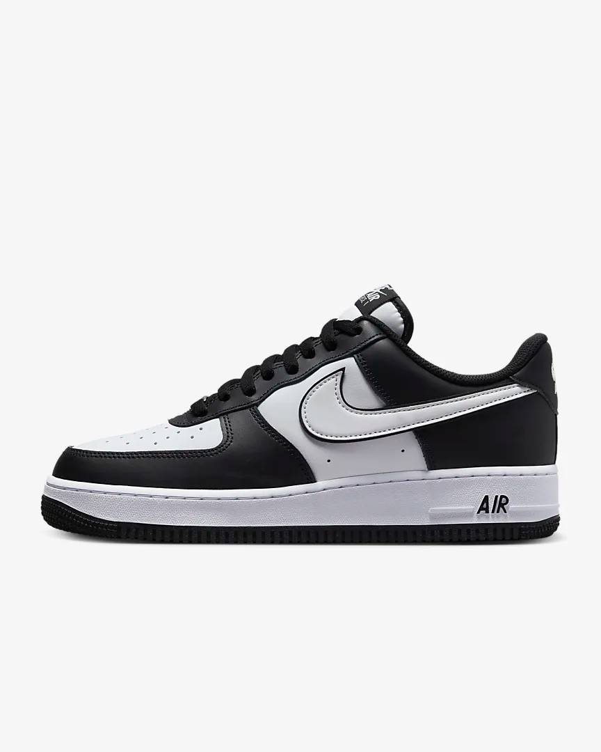 Кроссовки Nike Air Force 07, черный/черный/белый - фото