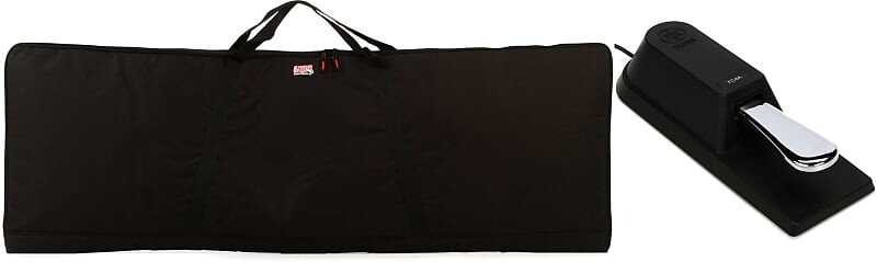 

Комплект Gator GKBE-88 Economy Keyboard Gig Bag с педалью сустейна/педальным переключателем Yamaha FC4A Yamaha + Gator FC4A=1 GKBE-88=1