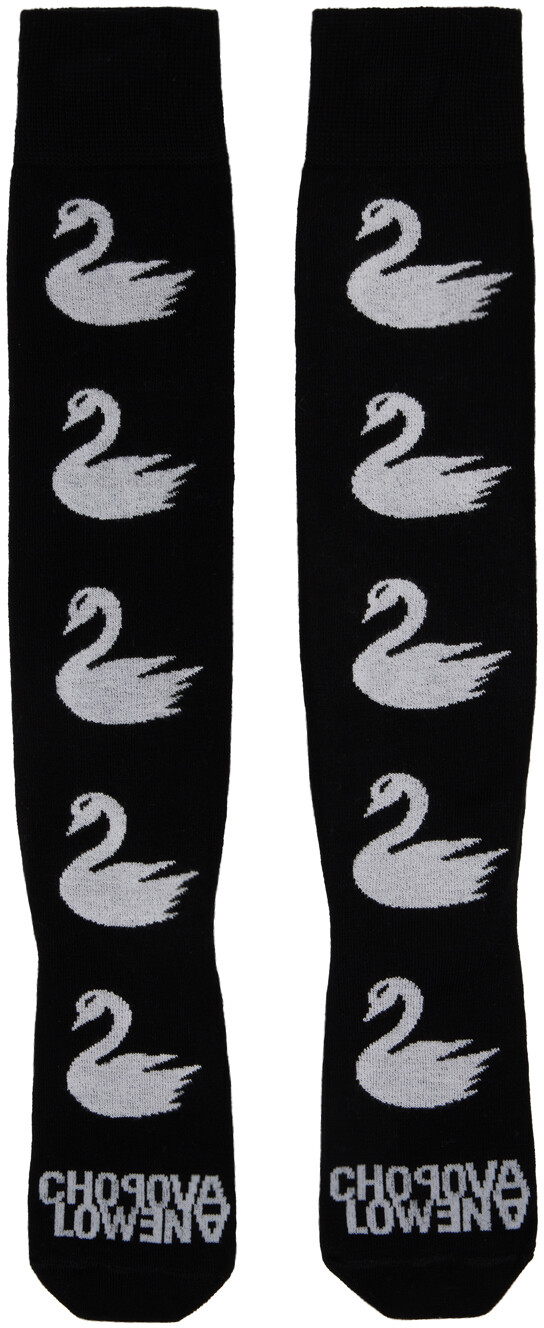 

Длинные носки Black Swan Chopova Lowena