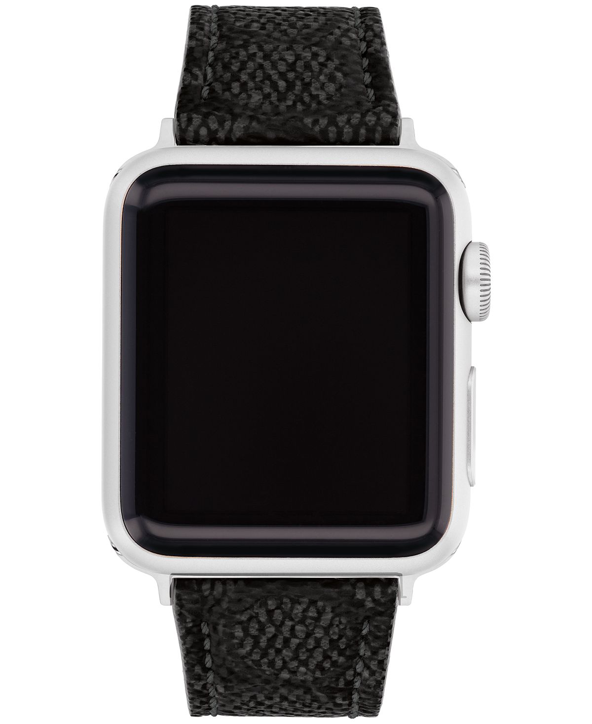Черный холщовый ремешок apple apple, 38, 40, 41 мм COACH, черный металлический ремешок из нержавеющей стали для huawei watch gt gt2 samsung galaxy watch 46 мм samsung gear s3 22 мм черный