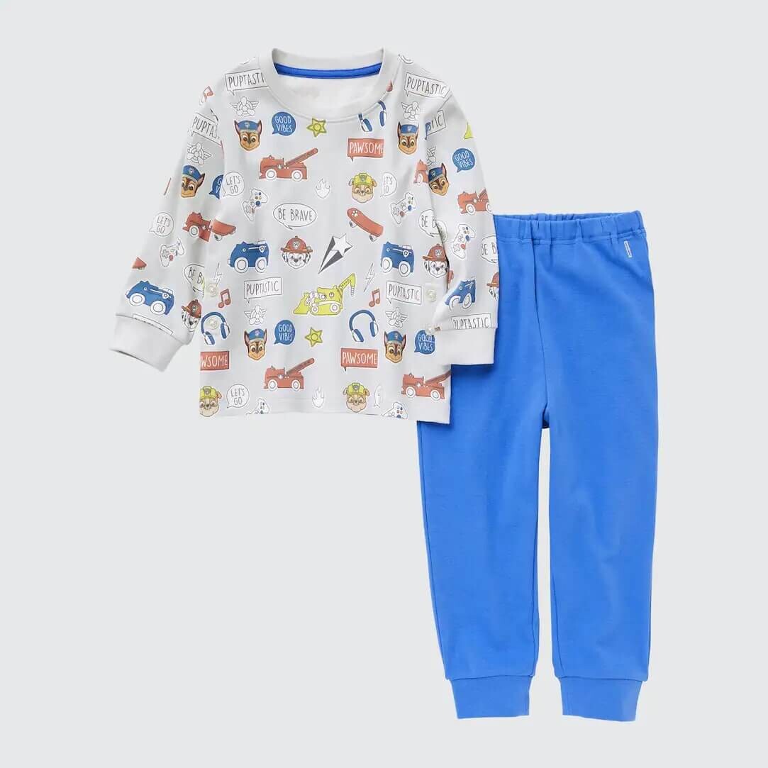 

Пижама Uniqlo Toddler Paw Patrol Ut, светло-серый