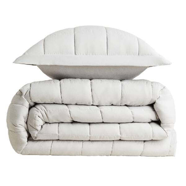 

Покрывало Zara Home Checked Microfibre, серый