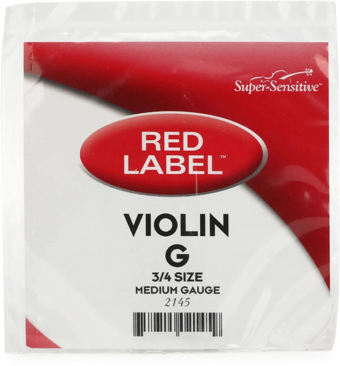 

Струна G для скрипки Super-Sensitive 2145 Red Label — размер 3/4