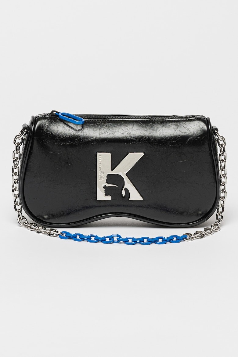 

Сумка из экокожи с логотипом Karl Lagerfeld, черный
