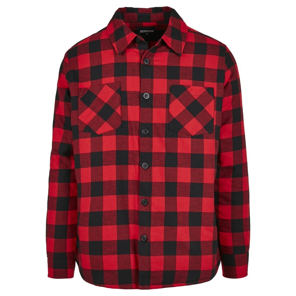 

Рубашка Urban Classics Padded Check Flannel, черный