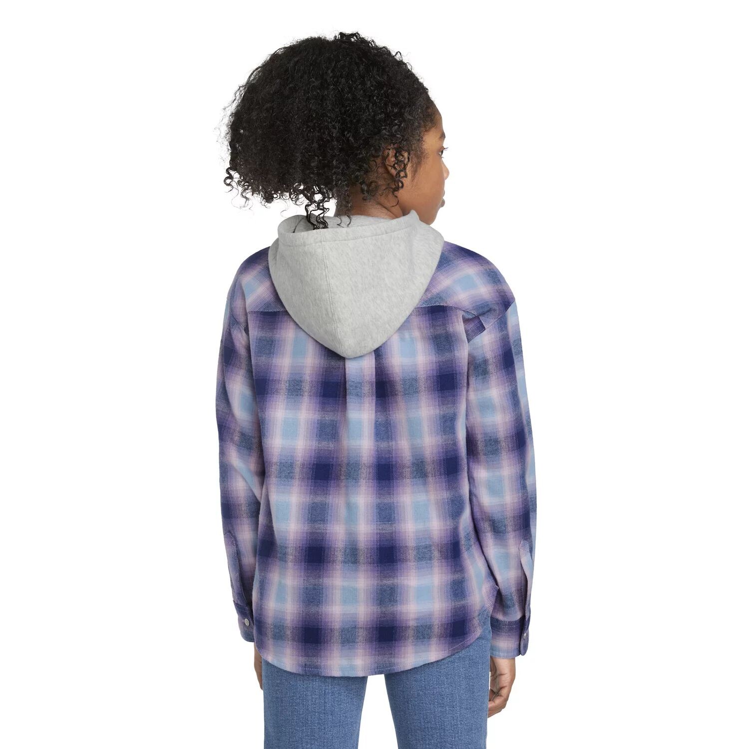 

Фланелевой топ с капюшоном Levi's для девочек 7–16 лет Levi's, фиолетовый