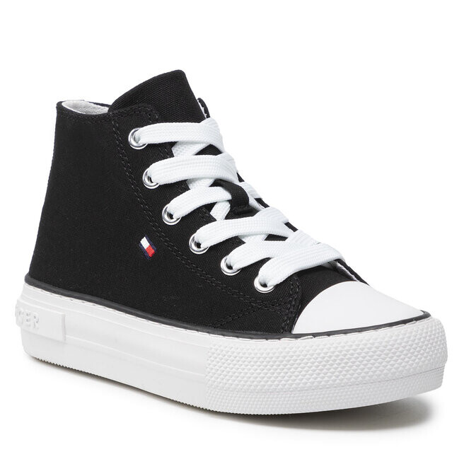 

Сапоги Tommy Hilfiger HighTop Lace-Up, черный
