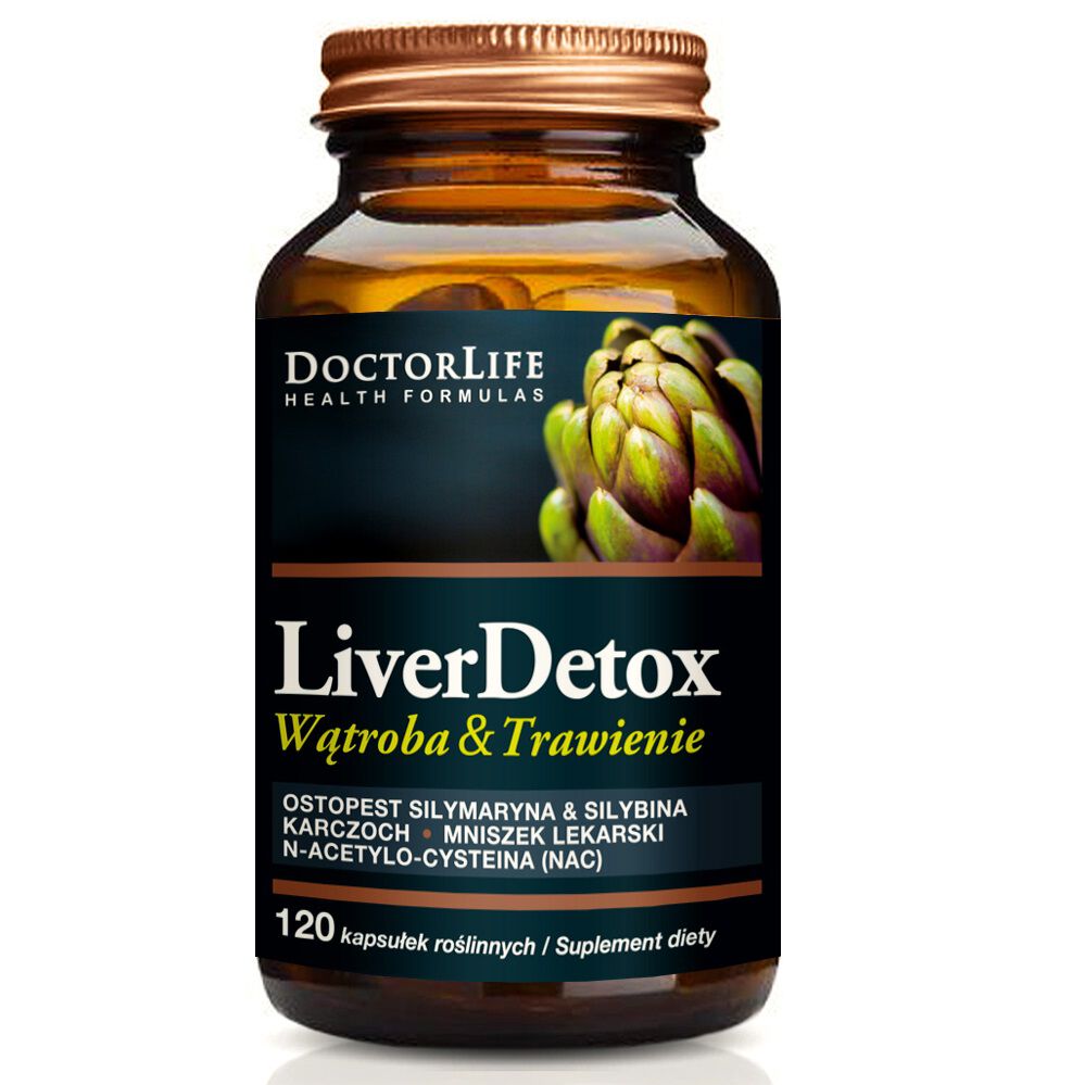 Doctor Life Liver Detox пищевая добавка защита печени, 120 капсул/1 упаковка