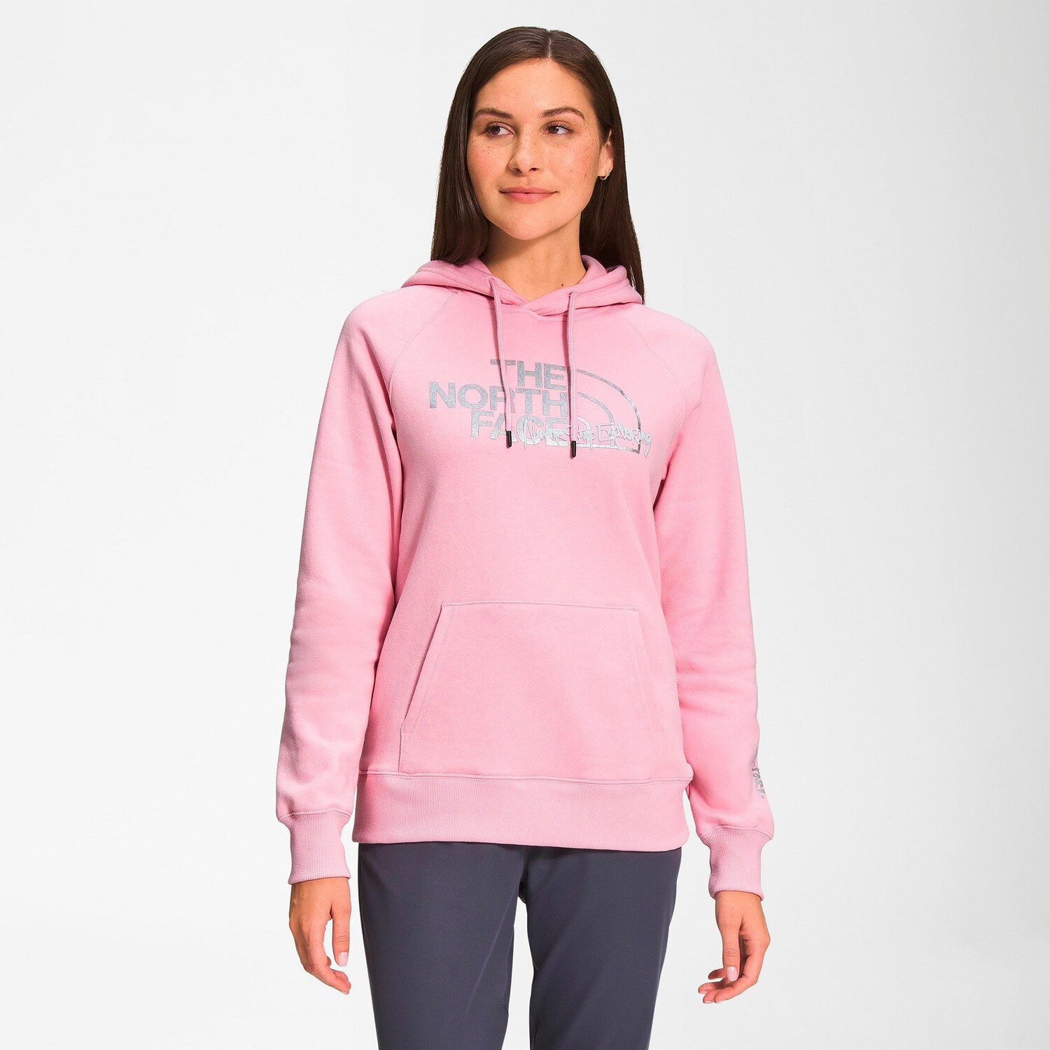 

Женская толстовка с капюшоном The North Face Graphic Injection, розовый