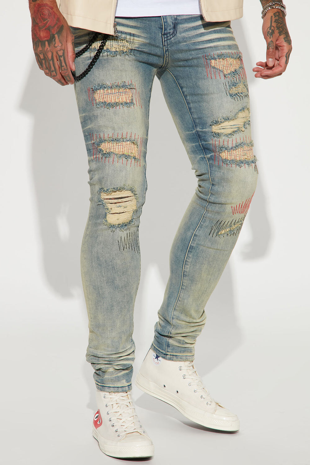 

Джинсы скинни Fashion Nova SOLARDRTY, синий