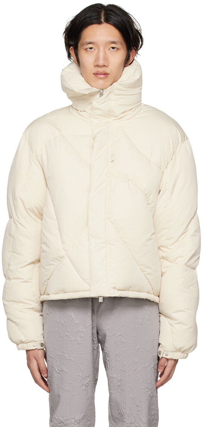 

Пуховик Off-White Collectivist HELIOT EMIL, Белый