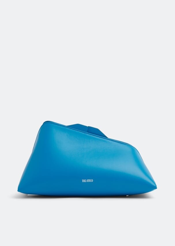 

Клатч THE ATTICO 8.30 PM oversized clutch, синий