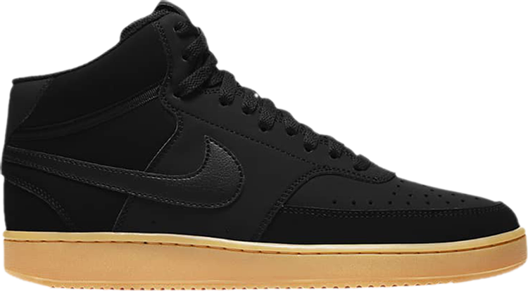 Кроссовки Nike Court Vision Mid 'Black Gum', черный - фото