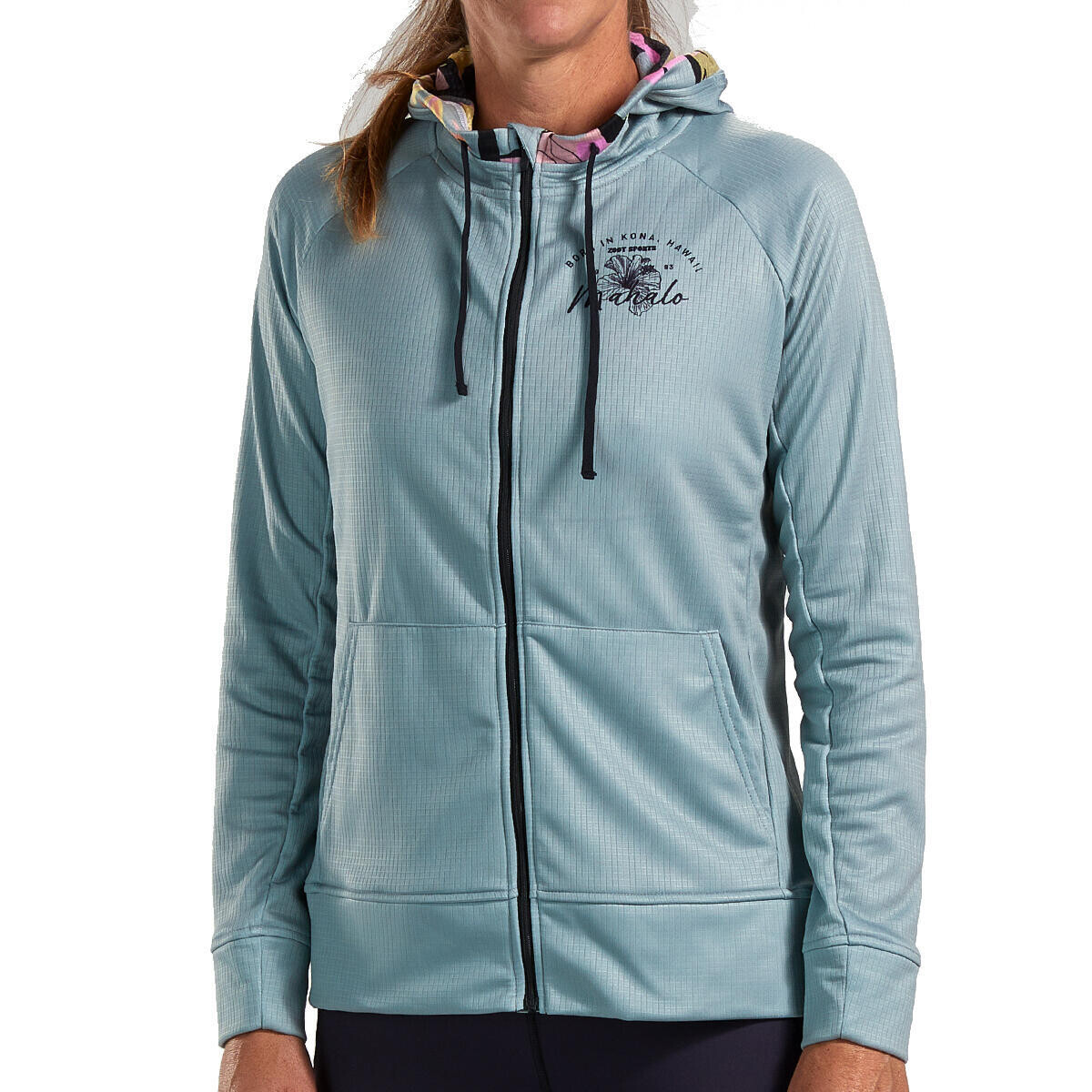 

Толстовка женская LTD Running Hoodie - Mahalo ZOOT, лазурь
