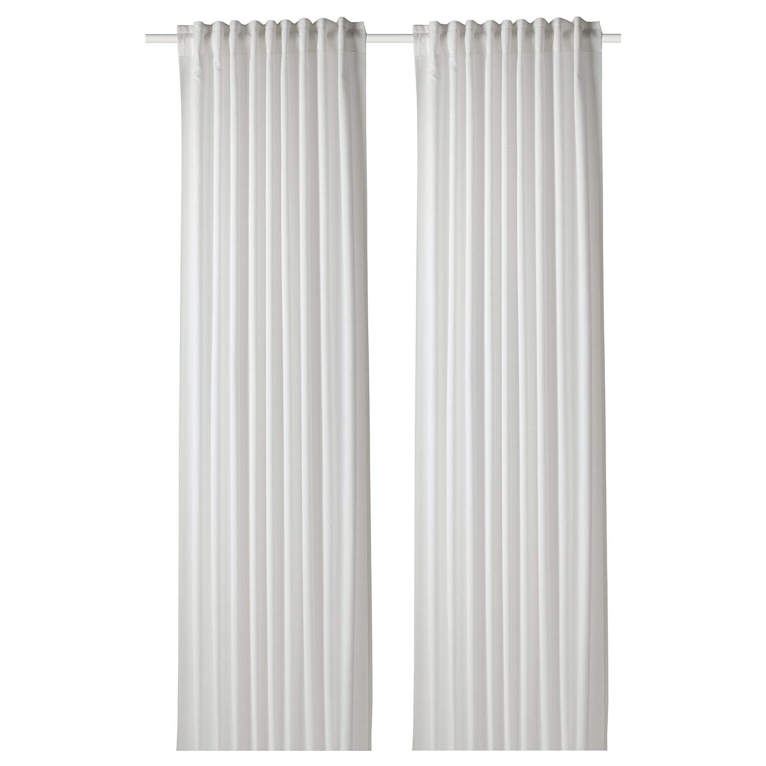 

Гардины звукопоглощающие Ikea Gunnlaug 145х300, белый