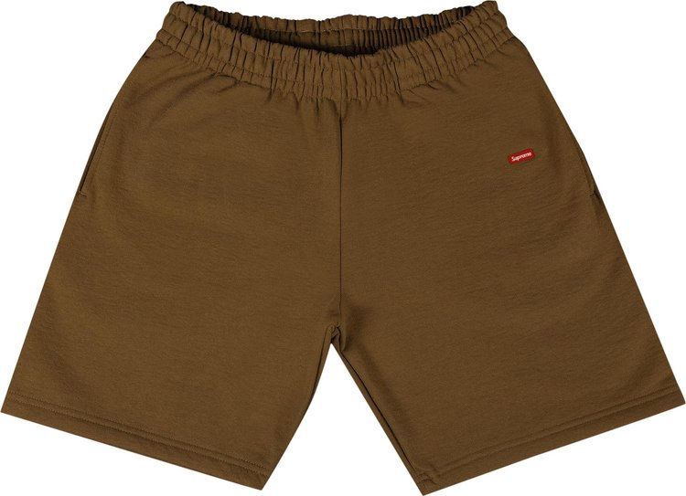 Спортивные шорты Supreme Small Box Sweatshort 'Olive Brown', коричневый