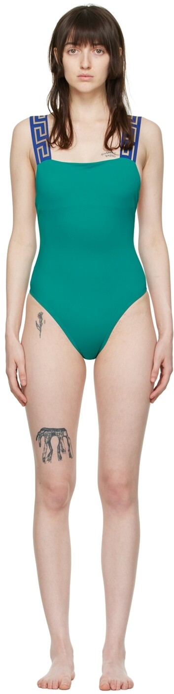 

Синий - Цельный купальник Greca Versace Underwear