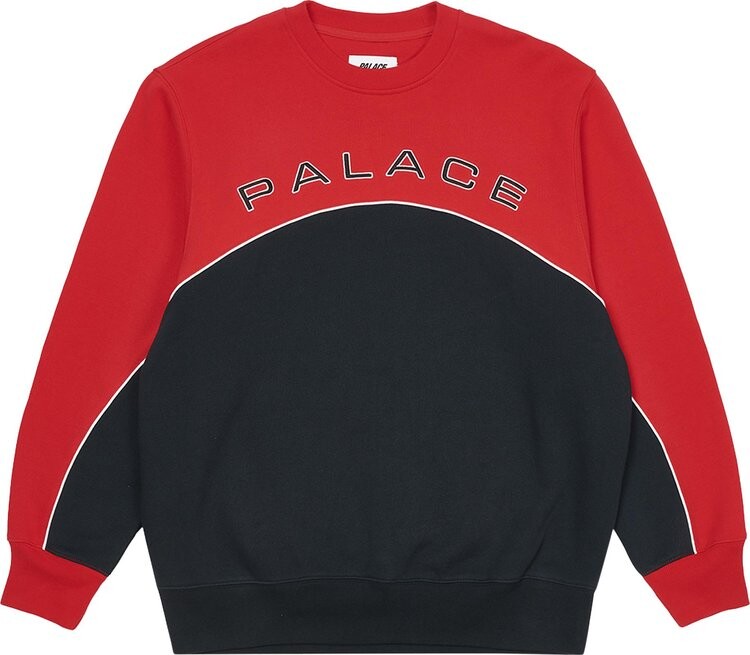 

Толстовка Palace 2 Tone Arch Crew 'Red/Navy', разноцветный, Черный, Толстовка Palace 2 Tone Arch Crew 'Red/Navy', разноцветный