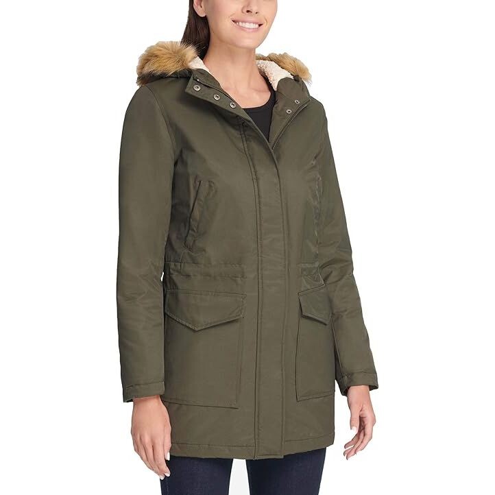 

Парка Levi's Women's Performance Midlength, зеленый