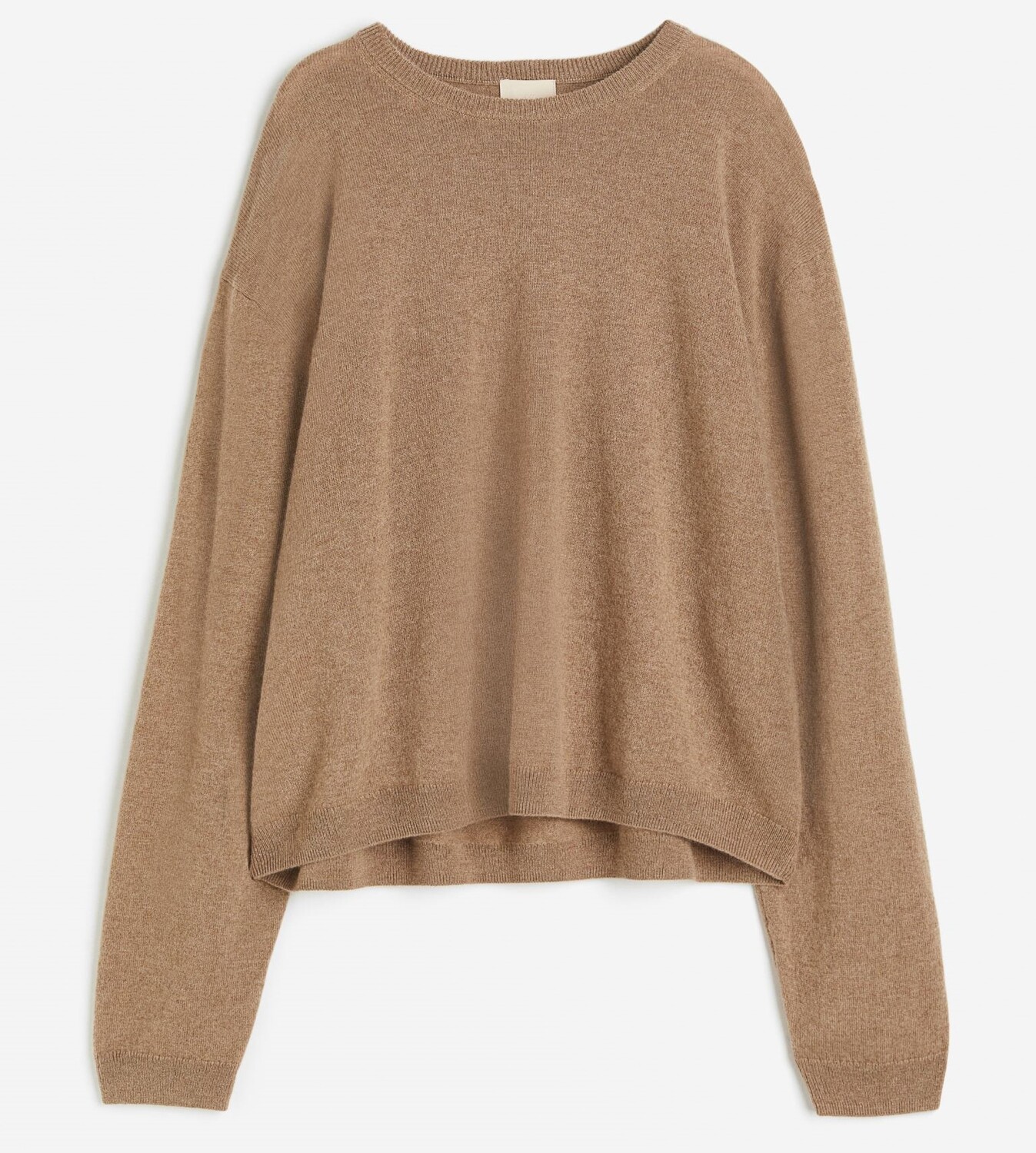 

Джемпер H&M Fine-knit Cashmere, бежевый