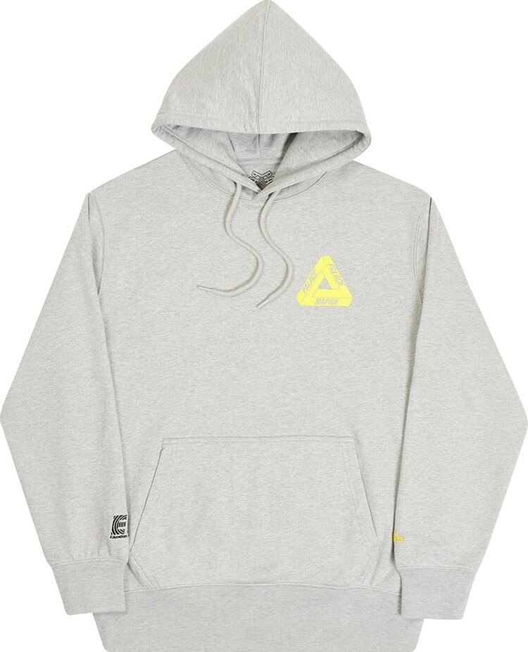 

Толстовка Palace x Rapha Off Bike Hood 'Grey Marl', серый