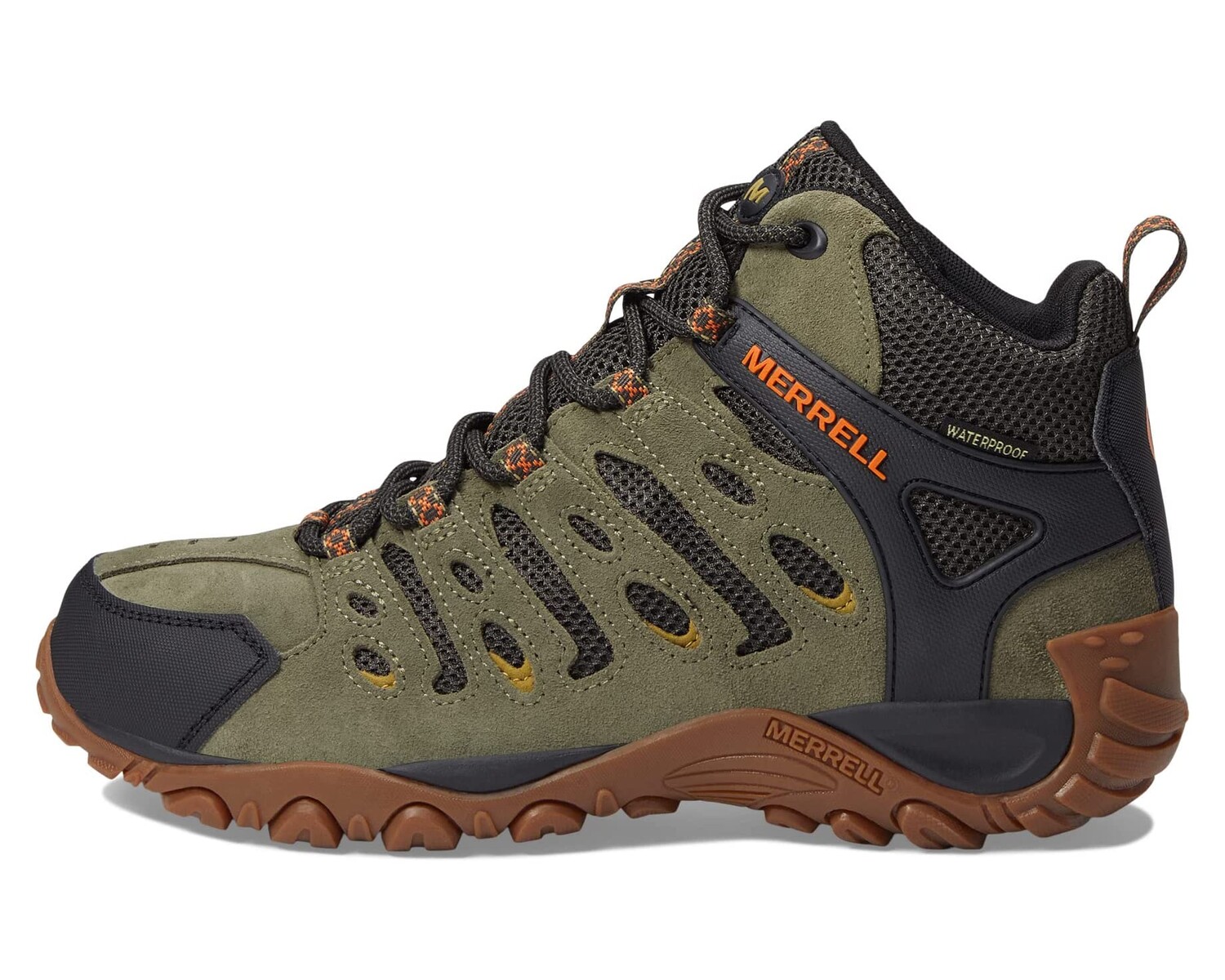 

Кроссовки Crosslander 2 Mid WP Merrell, оливковый
