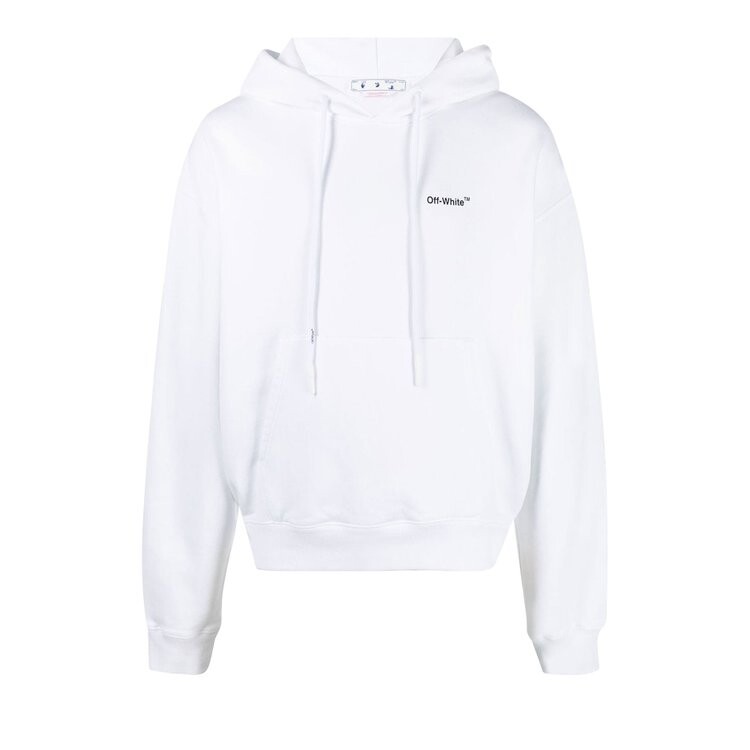 

Худи Off-White Caravaggio Crowning Over Hoodie 'White/Black', белый