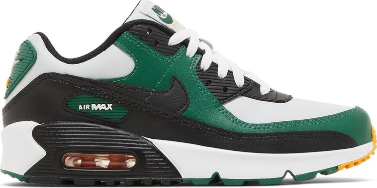 Кроссовки Nike Air Max 90 Leather GS 'Gorge Green', белый