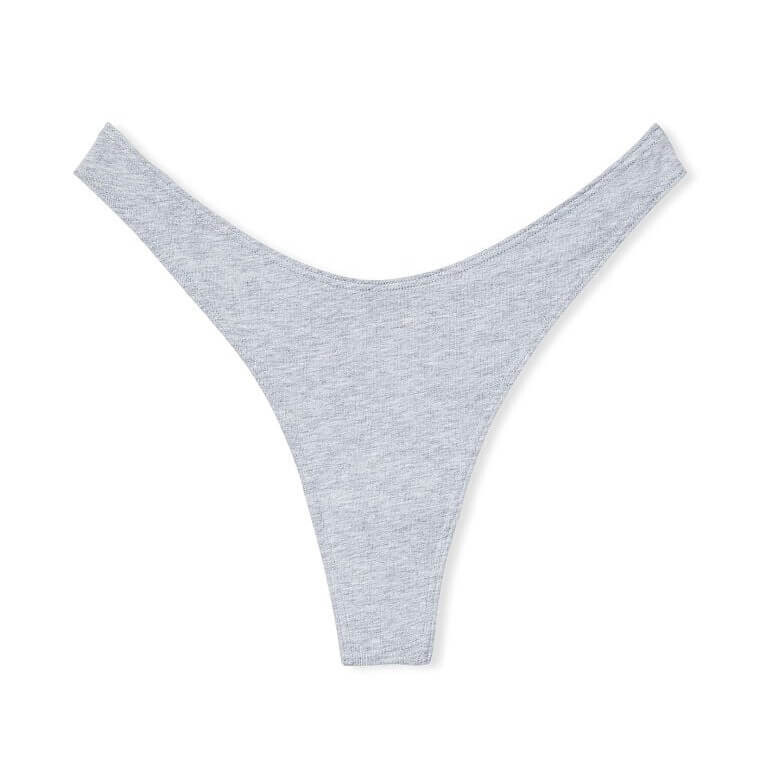 

Трусики-стринги Victoria's Secret Stretch Cotton, серый