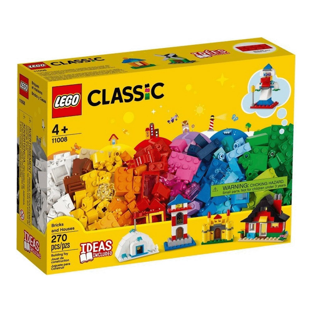 Конструктор LEGO Classic 11008 Кубики и домики – купить с доставкой из-за  рубежа через платформу «CDEK.Shopping»