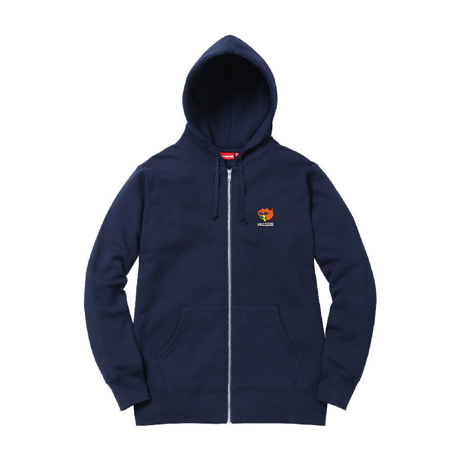 

Свитшот Supreme Gonz Ramm Zip, синий