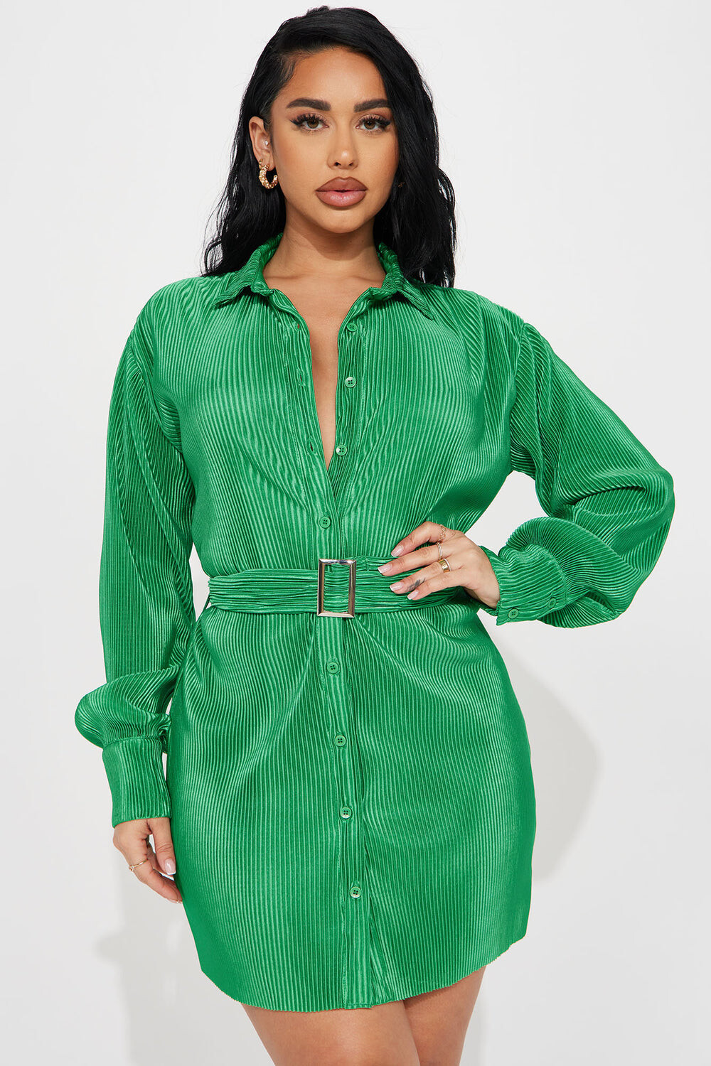 

Мини платье Fashion Nova AZD4413, зеленый