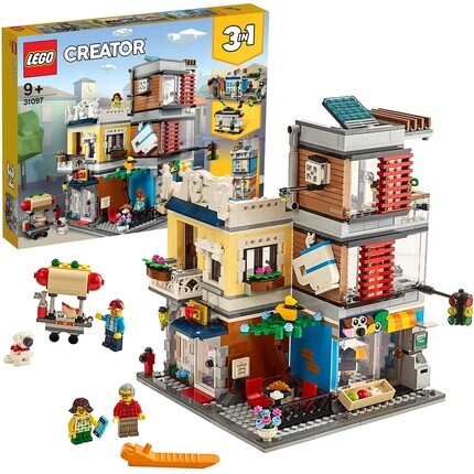 

Конструктор Lego 31097 Creator таунхаус с зоомагазином и кафе