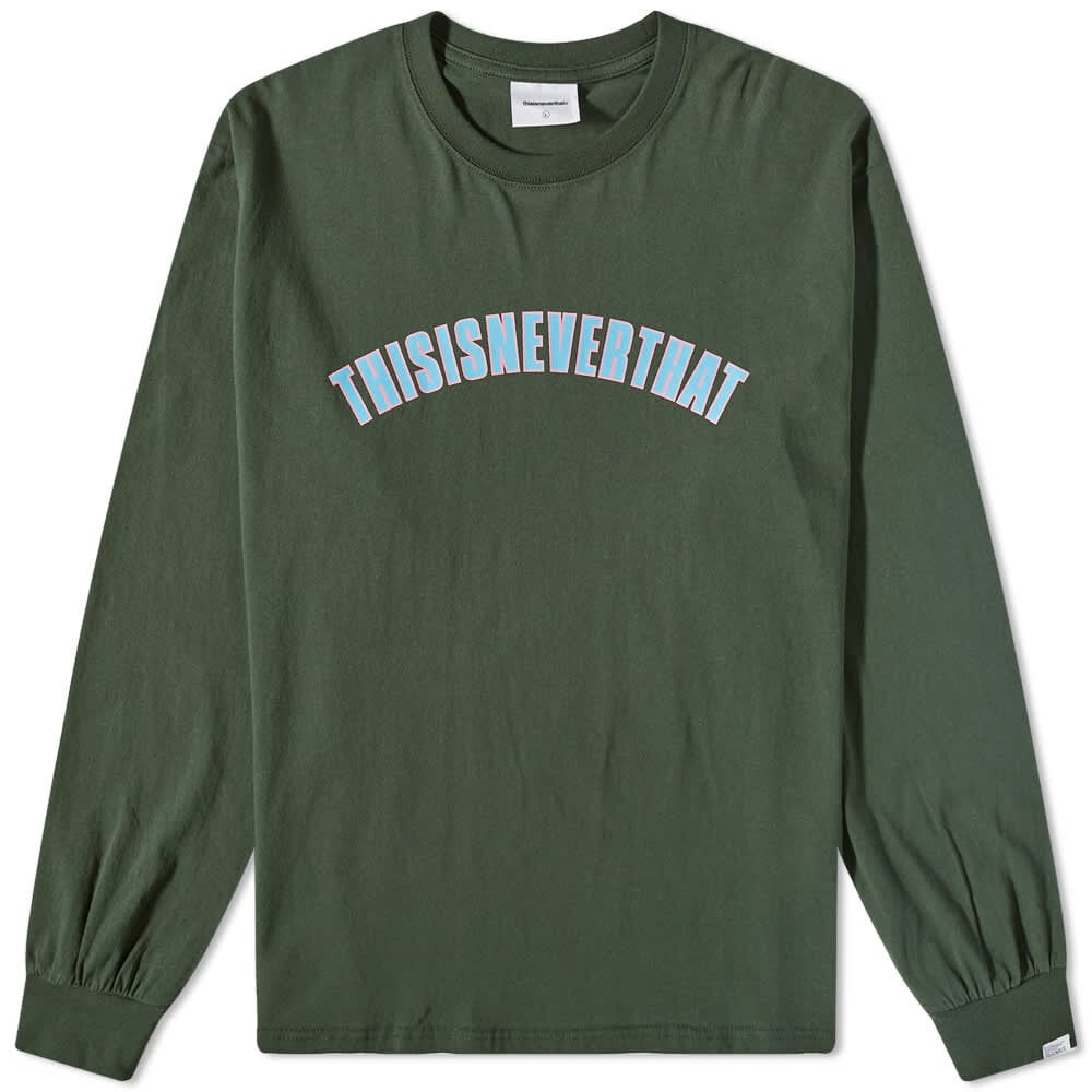 

Футболка thisisneverthat Long Sleeve New Arc Tee, Серый