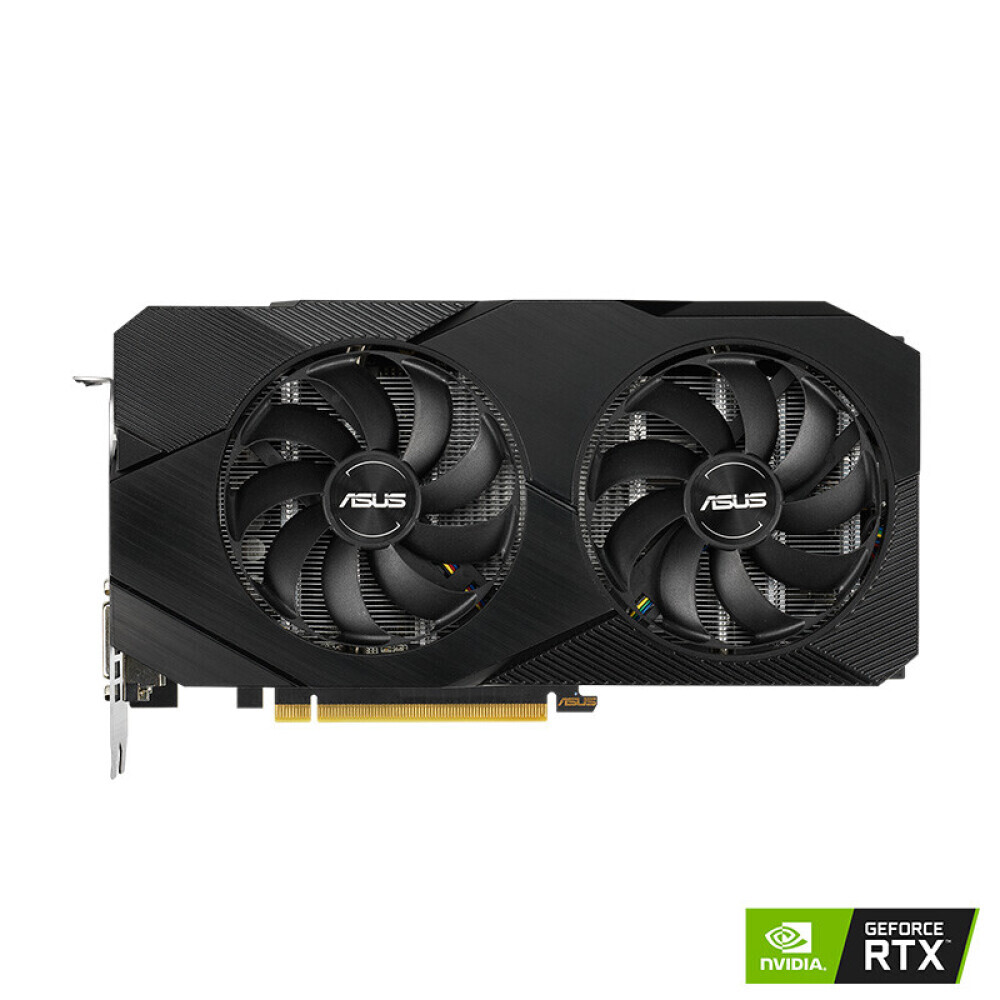 

Видеокарта Asus DUAL GeForce RTX 2060 6GB EVO с двумя вентиляторами