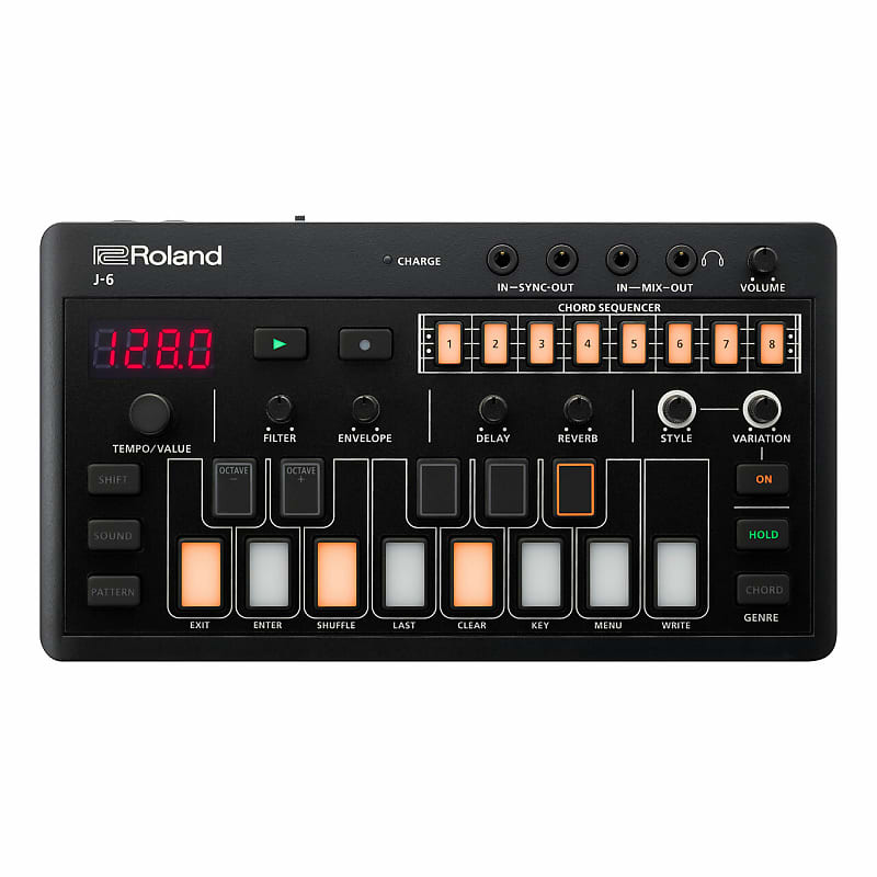 Roland AIRA Compact J-6 - Аккордовый синтезатор [Музыка трех волн] AIRA Compact J-6 - Chord Synthesizer reliable lightweight unbending ukulele chord aid learning tool for music class ukulele chord aid guitar chord aid