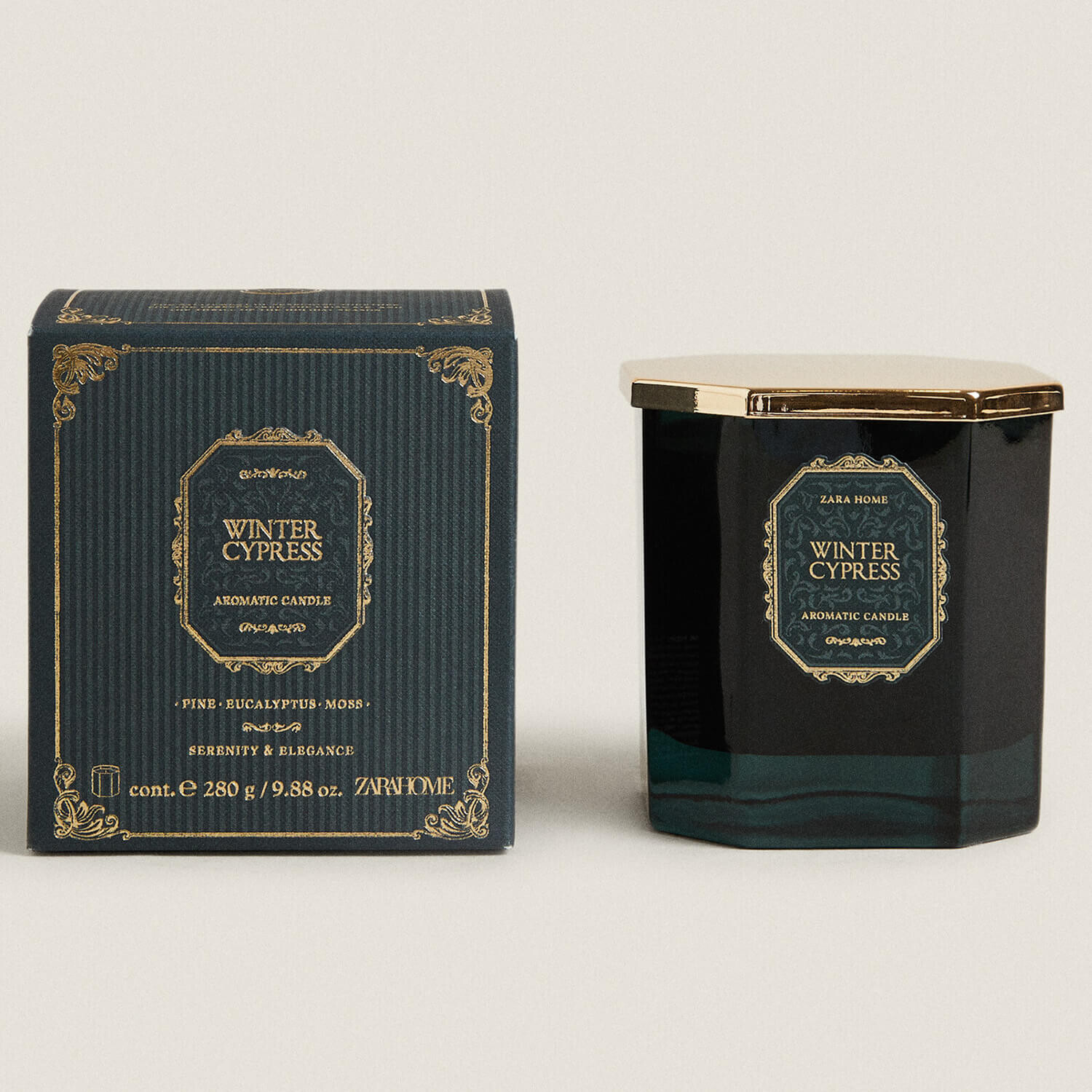 

Ароматическая свеча Zara Home Winter Cypress, 280 г